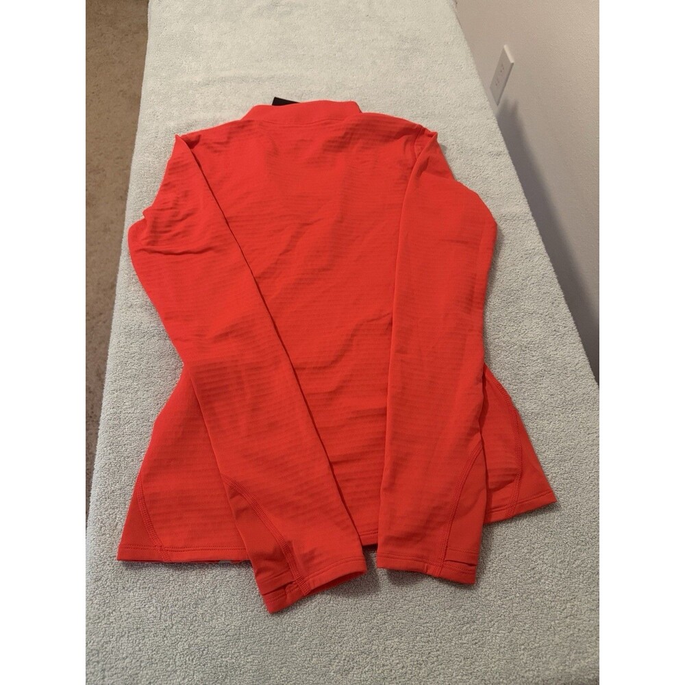 Under Armour Vanish CW 1/2 Zip Womens Small Bright Orange Pullover NWT $80 MSRP - Picture 5 of 6